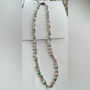 Multi colored beaded necklace